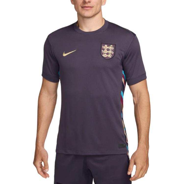 Nike Nike Dri Fit T Shirts Men's Dark Grape Crew Neck Moderate Straight Fit