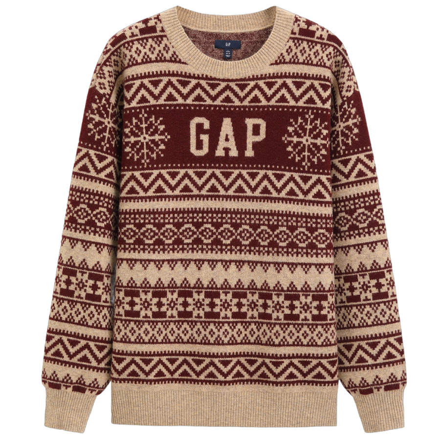 GAP GAP Sweaters Men's Khaki Crew Neck Moderate Other