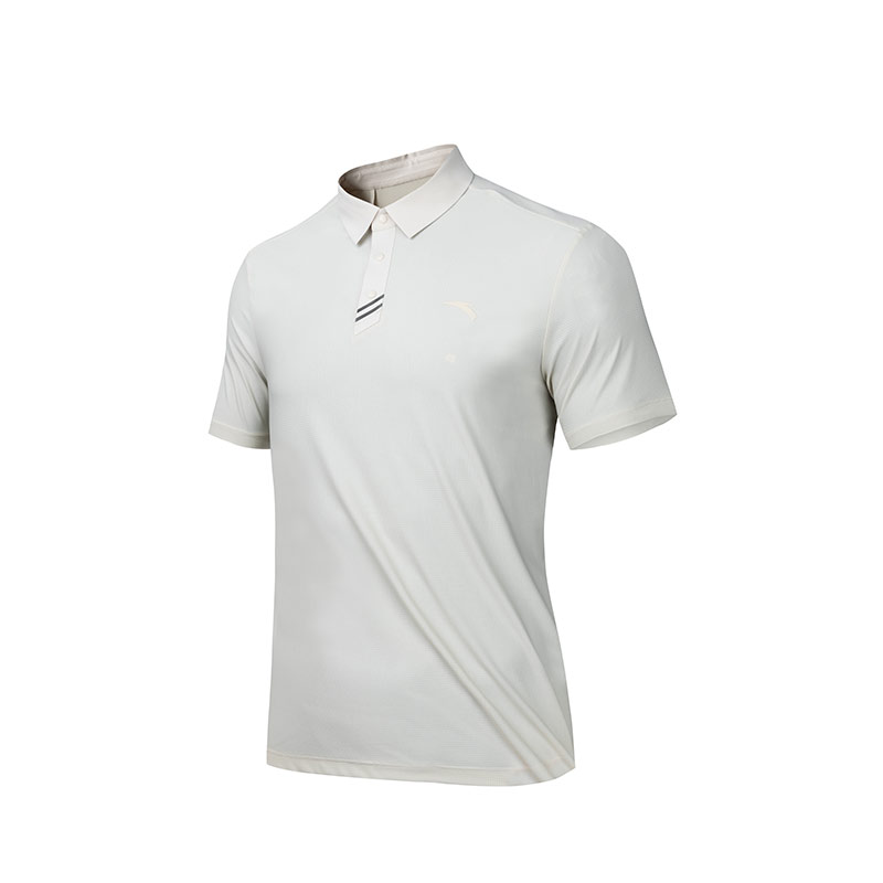 Anta Variety Training Collection Polo Shirt Men's Chalk