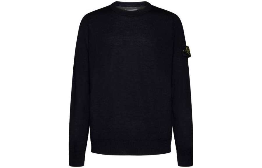 STONE ISLAND Logo Patch Crewneck Jumper
