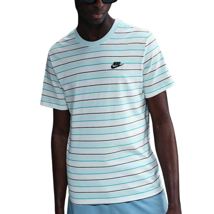 Nike Nike Club Striped T Shirt
