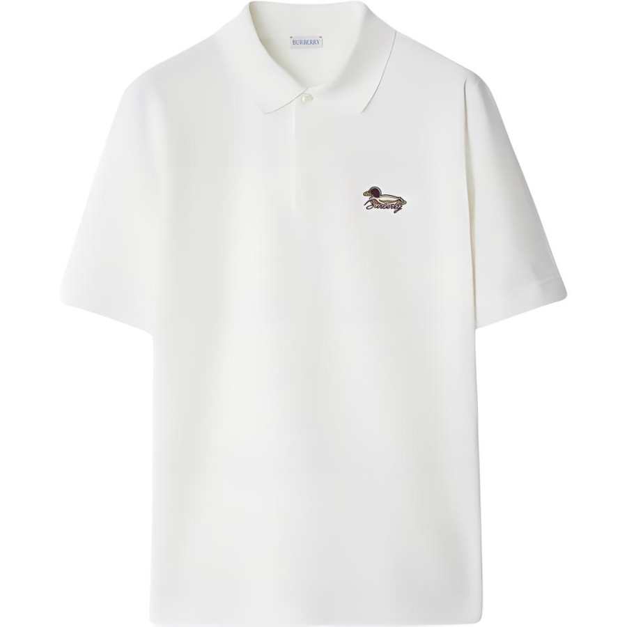 Burberry Polo Shirt Men's White