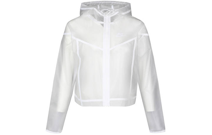 Nike Nike logo print sheer jacket