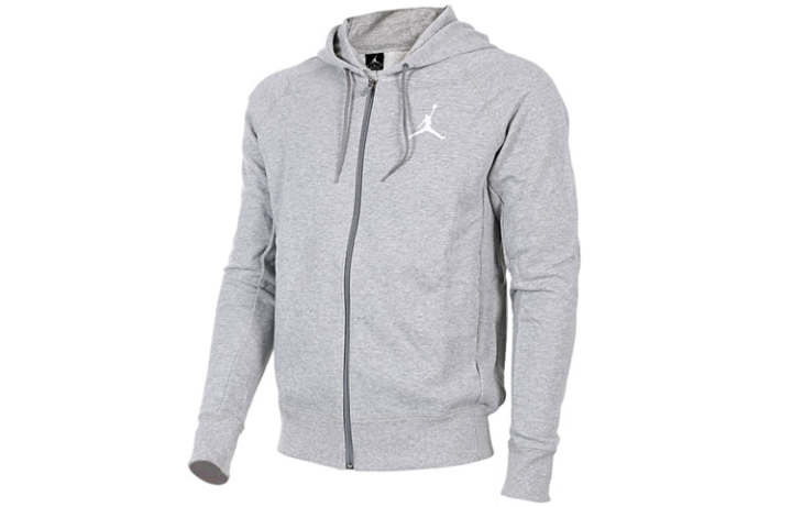 Jordan Jordan Jackets Men's Gray Hooded Moderate Other
