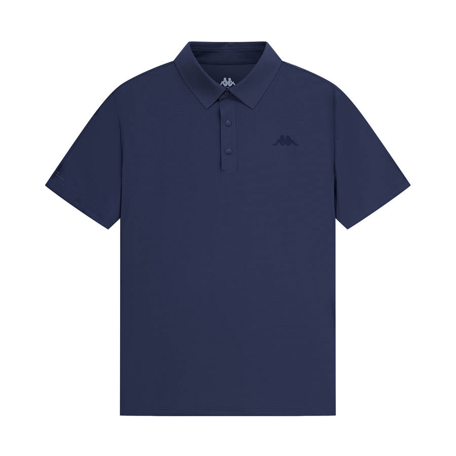 Kappa Polo Shirt Men's Blue Purple Gray