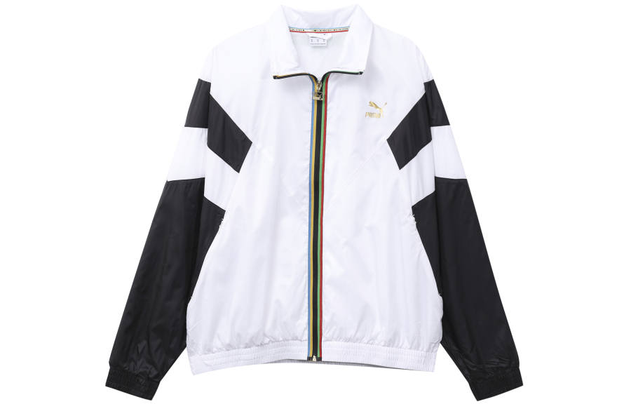 PUMA PUMA TFS Jackets Men's White Stand Collar Moderate Other