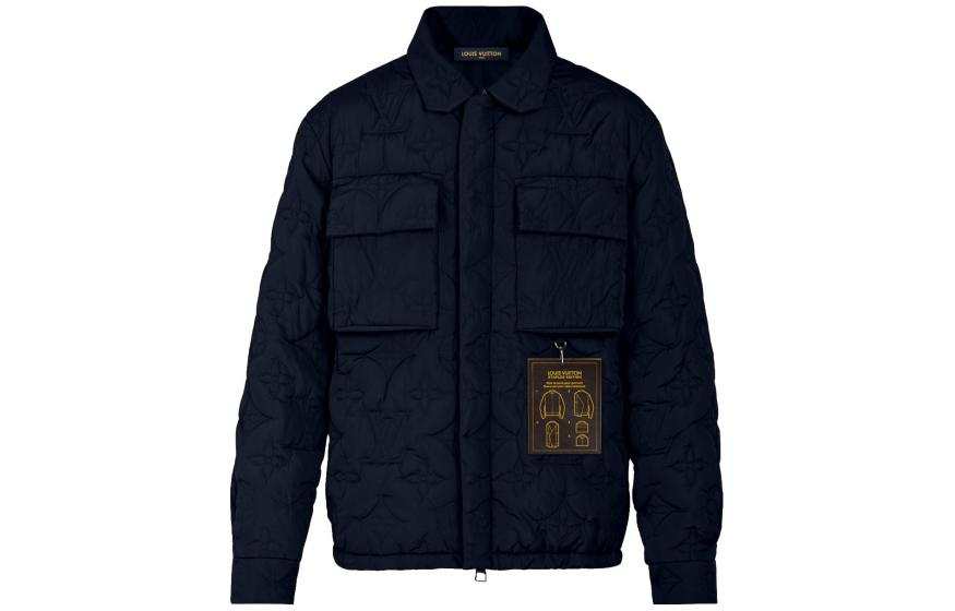LOUIS VUITTON Louis Vuitton Monogram Padded Light Blouson
