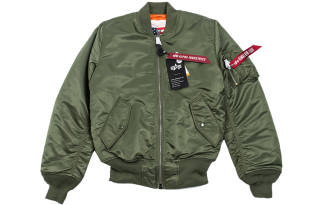 Alpha Industries MA-1 Vf 59 zip-up bomber jacket