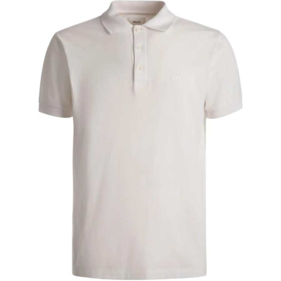 BALLY SS24 Polo Shirt Men's White