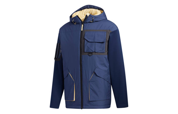 Adidas Adidas Jackets Men's Navy Blue Hooded Moderate Other