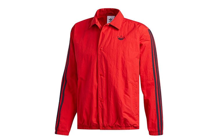 Adidas Originals Jackets Men's Light Scarlet Lapel Moderate Other