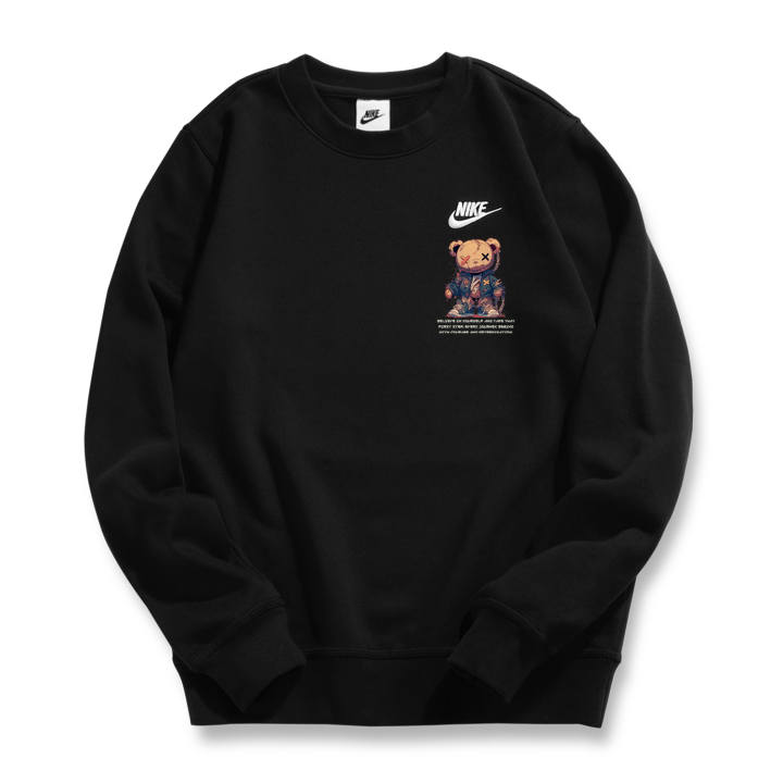 Nike Nike Sweatshirts Unisex Black Crew Neck Moderate Regular