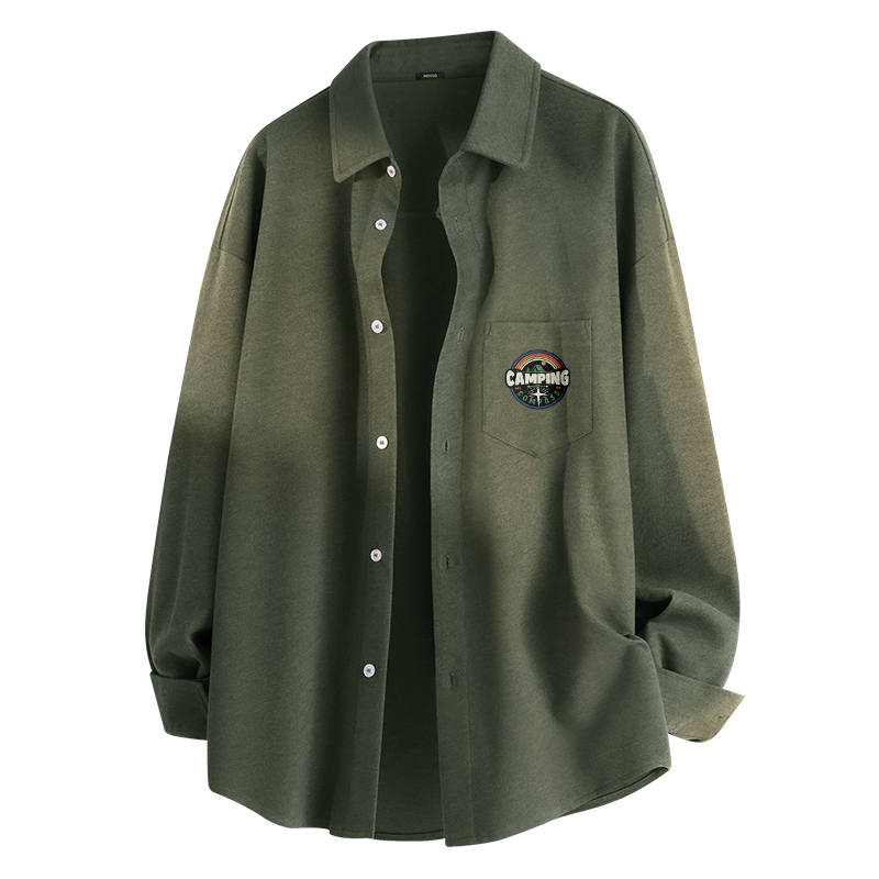 MINISO MINISO Shirts Unisex Lapel Thickened Shirt