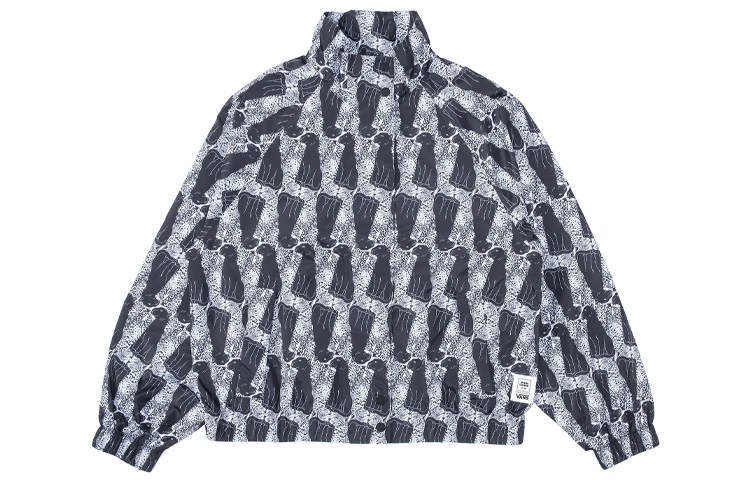 Vans Vans Jackets Men's Black Stand Collar Moderate Other