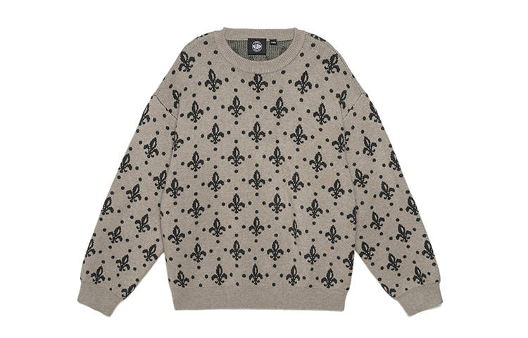 Palladium Crew Neck Sweater Unisex Khaki