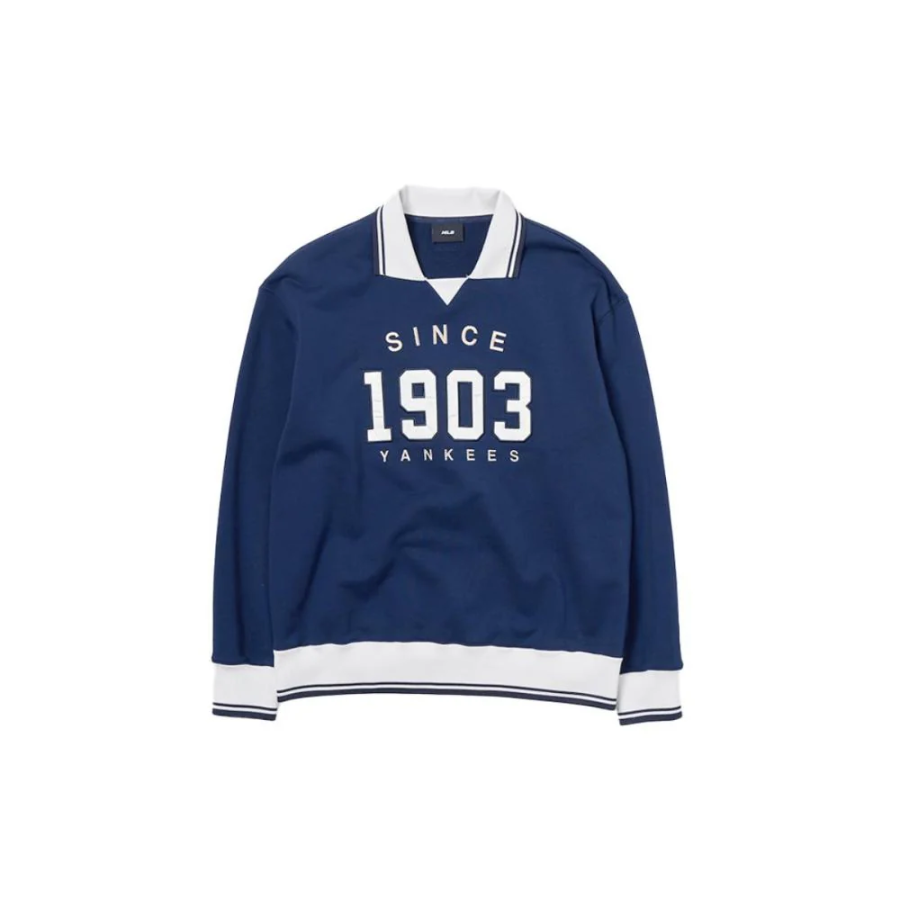 MLB New York Yankees Polo Shirt Unisex Marine Blue