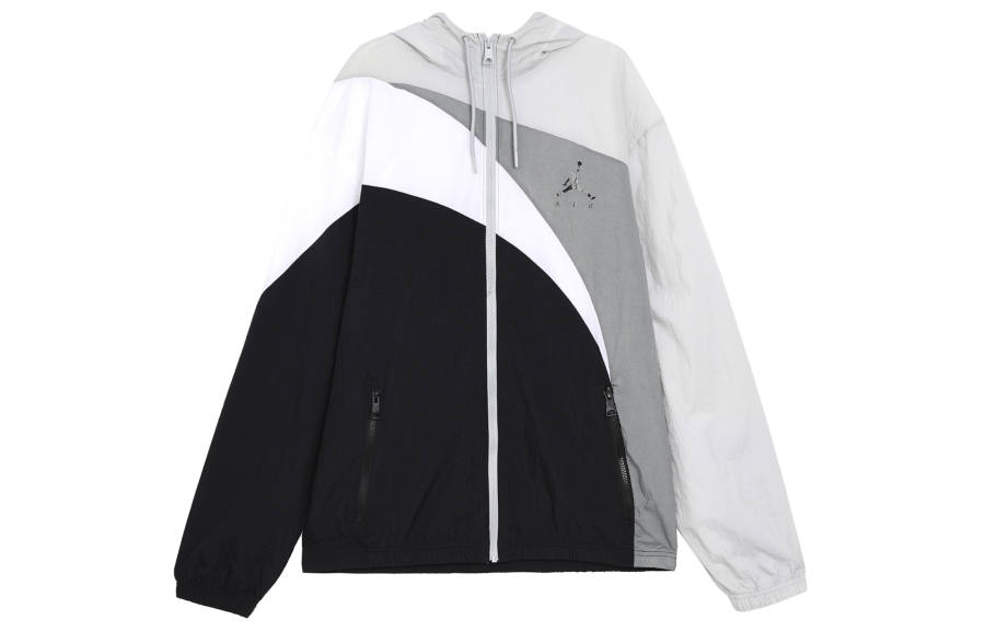 Jordan Jordan Jumpman Jackets Men's Black Gray Color Hooded Moderate Other