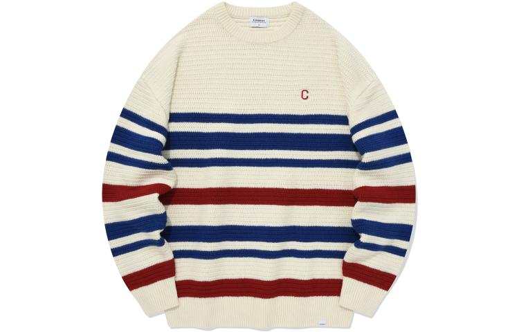 COVERNAT Knitwear Men's White Crew Neck Moderate Other