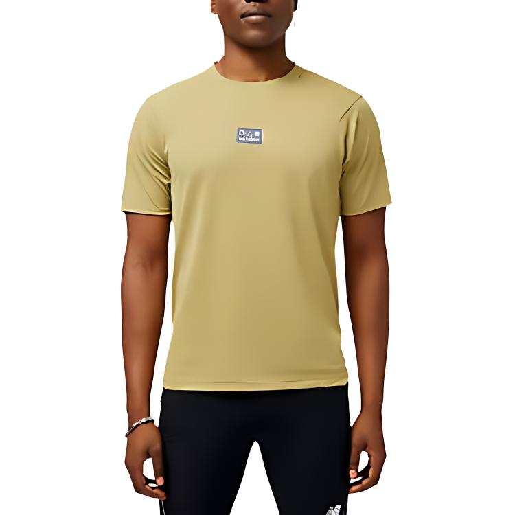 New Balance New Balance At N Vent Regular T Shirt Men's Olive Oil