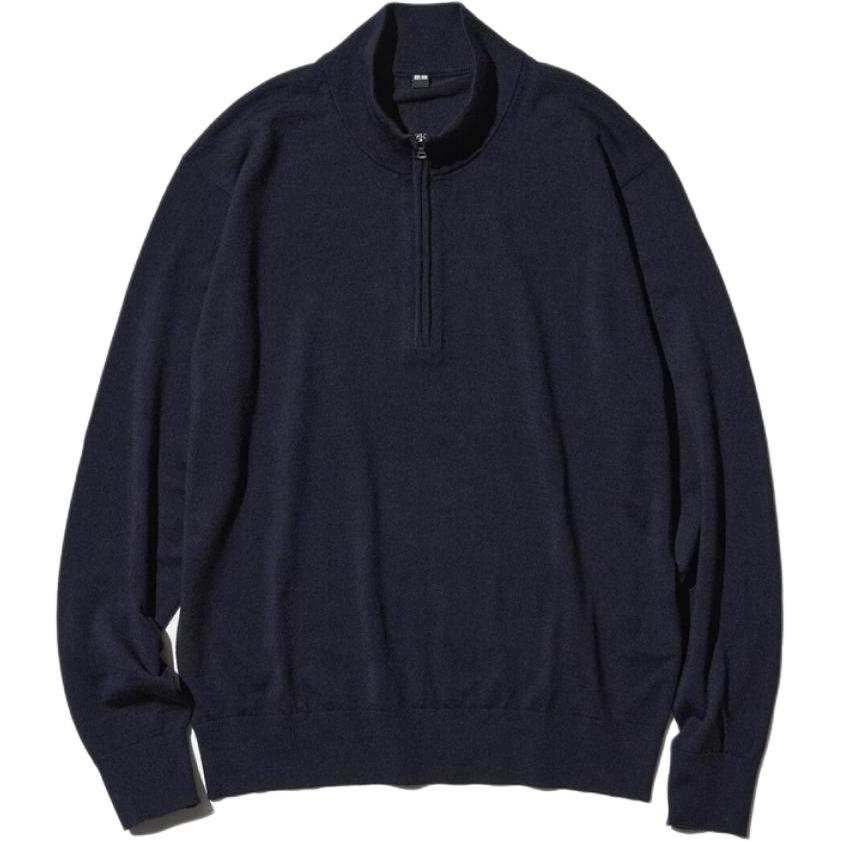 UNIQLO Sweater Unisex Navy Blue