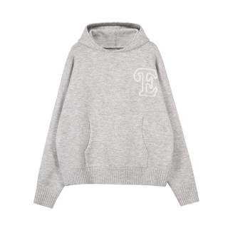 BLACK OF EXIT Knitwear Unisex Hooded Moderate Other