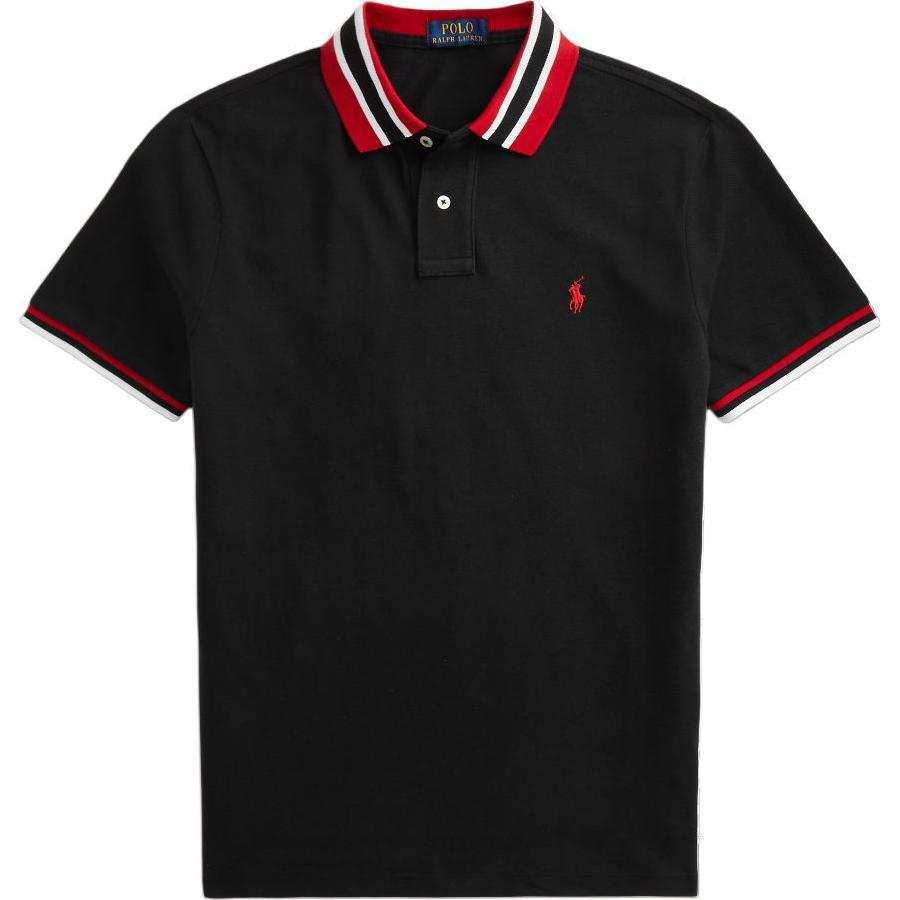 Polo Ralph Lauren Polo Shirt Custom Slim Fit Men's Black