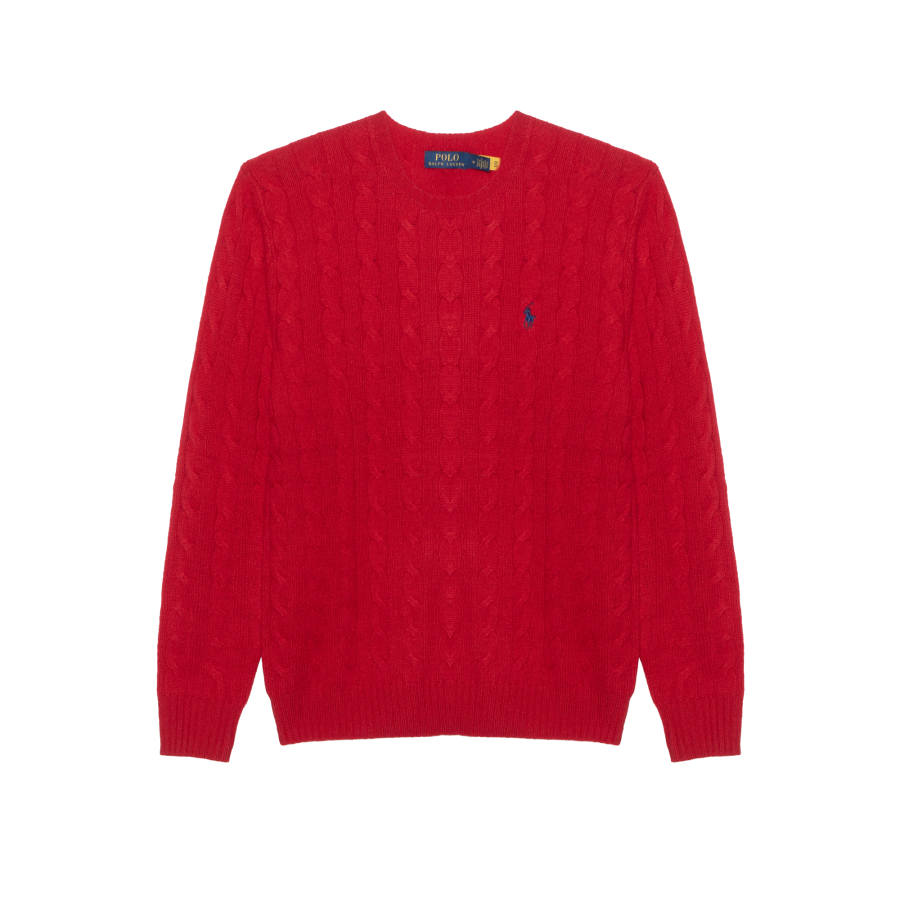 Polo Ralph Lauren Pony Embroidered Cable Knit Jumper