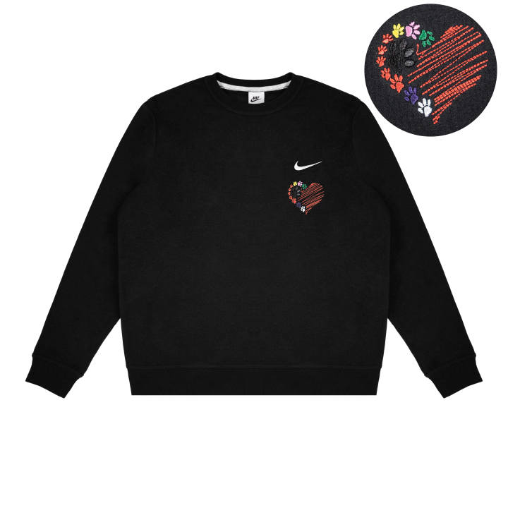 Nike Nike Sweatshirts Unisex Black Crew Neck Moderate Other