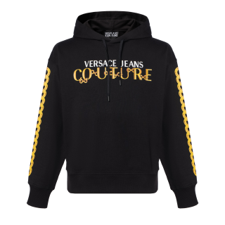 Versace Jeans Couture logo-print cotton hoodie