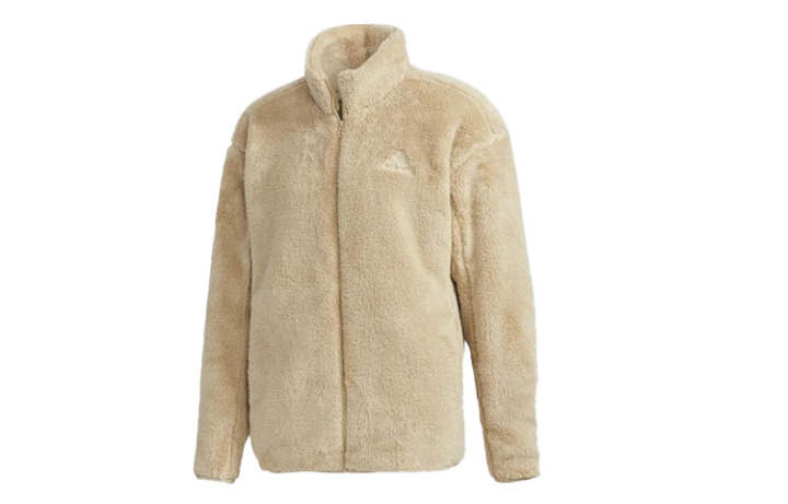 Adidas Adidas Jackets Men's Brown Stand Collar Moderate Soft Shell