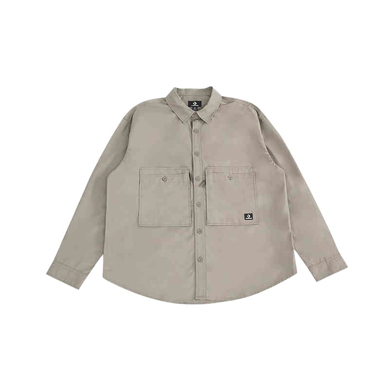 Converse Converse Shirts Men's Dark Brown Lapel Moderate