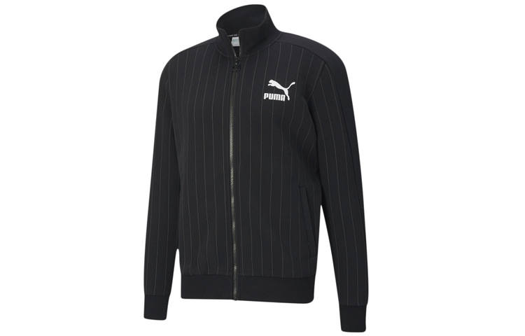 PUMA Fall 2022 T7 Collection Jackets Men's Black Stand Collar Thickened Other