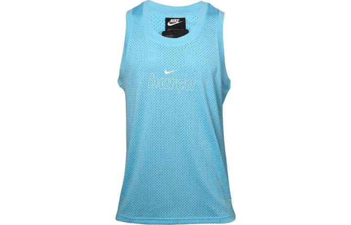 Nike Nike Tank Tops Men's Blue Crew Neck Moderate Straight Fit