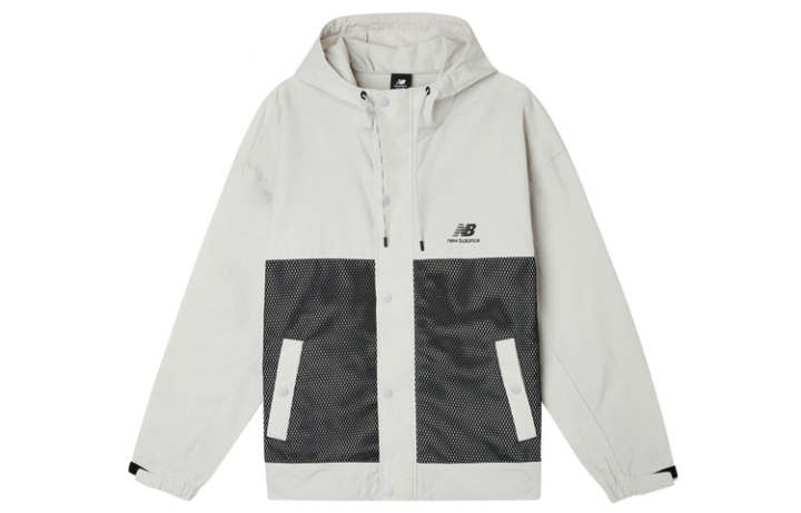 New Balance New Balance Jackets Men's Gray Hooded Moderate Other