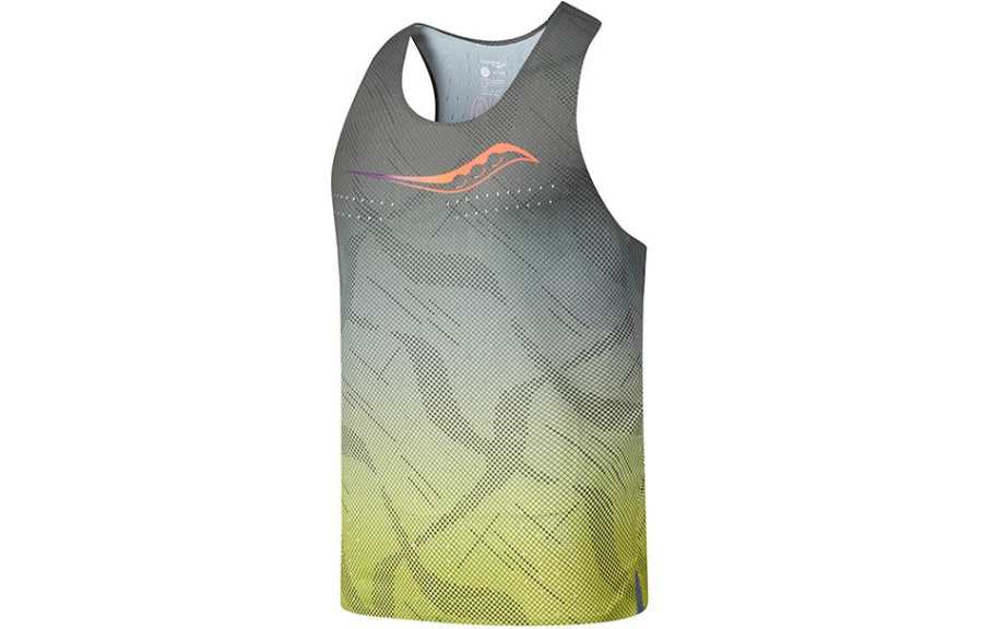 Saucony Running Tank Top Men's Green Sole