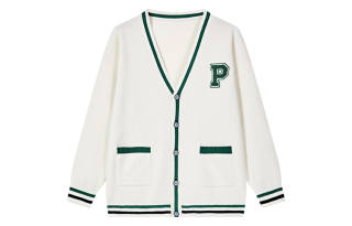 Pony Knitwear Unisex Ecru V Neck Moderate