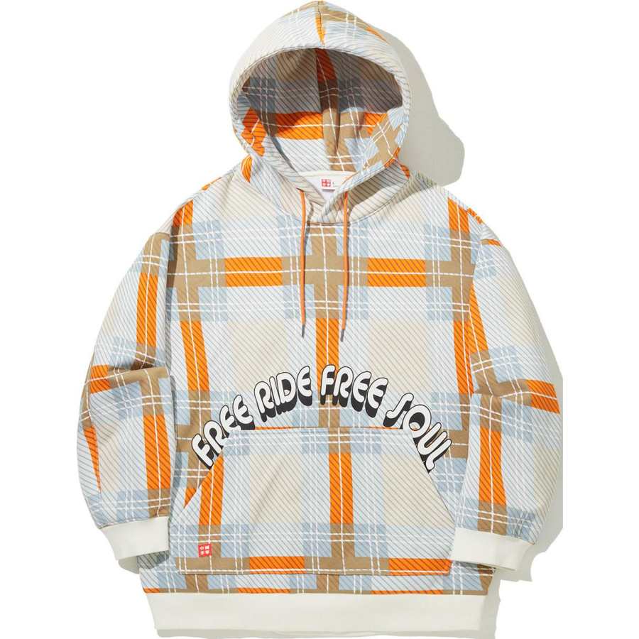 Li-Ning Li Ning Skateboard Collection, Fleece Lined Thermal Loose Fit Pullover Hooded Sweatshirt Men's