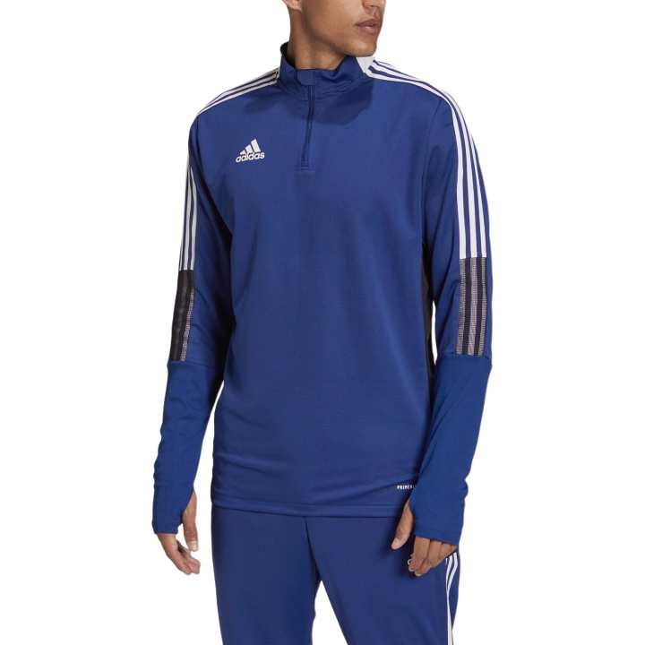 Adidas Adidas Sweatshirts Men's Blue Half Turtleneck Moderate