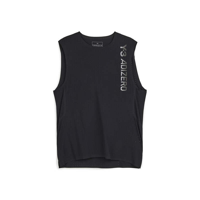 Y-3 Y 3 Tank Tops Men's Black Crew Neck Thin Racerback