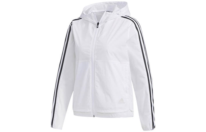 Adidas Adidas Jackets Women's White Hooded Moderate Other