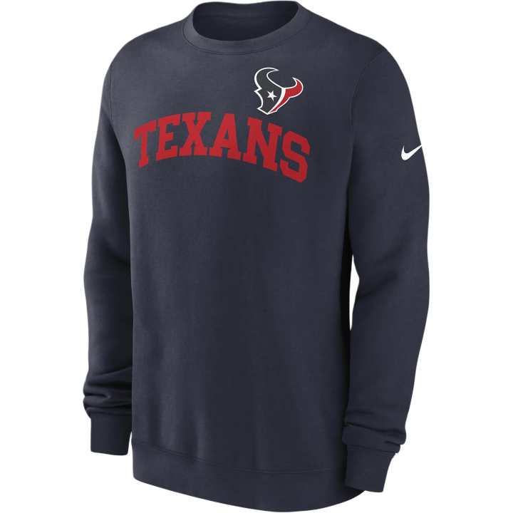 Nike Nike Houston Texans Club Men's Nike Nfl Pullover Crew