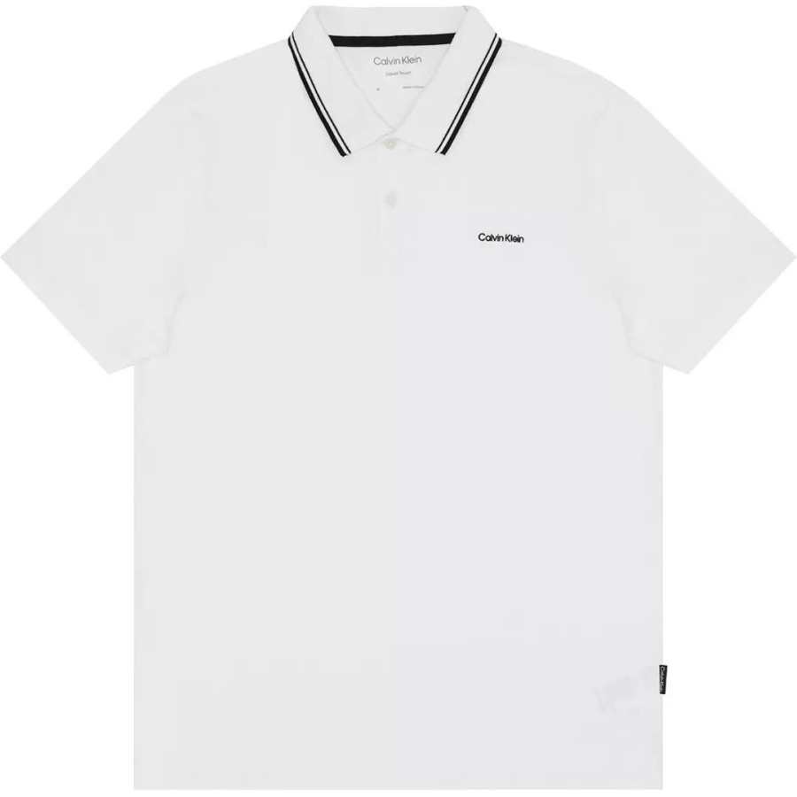 CALVIN KLEIN Polo Shirt Men's White