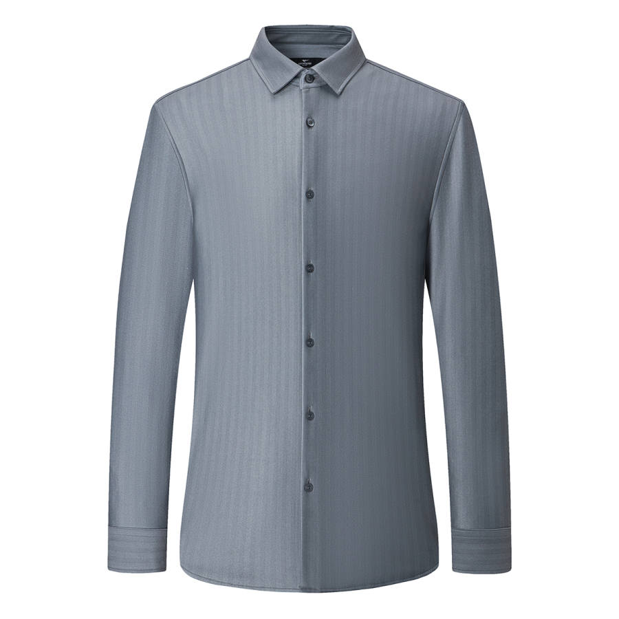 SEPTWOLVES SEPTWOLVES Shirts Men's 015 Gray Lapel Moderate Other