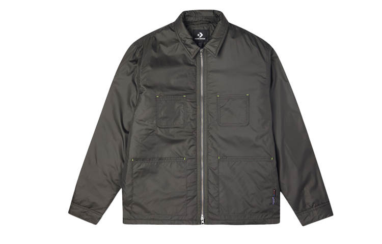 Converse Converse Jackets Men's Gray Lapel Moderate Workwear