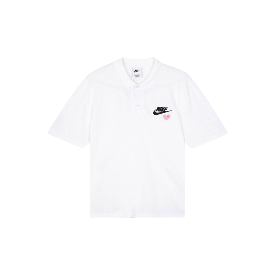 Nike Nike Polo Shirts Men's White Polo Collar Moderate Straight Fit