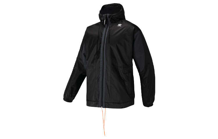 Adidas Originals Jackets Men's Black Hooded Moderate Other
