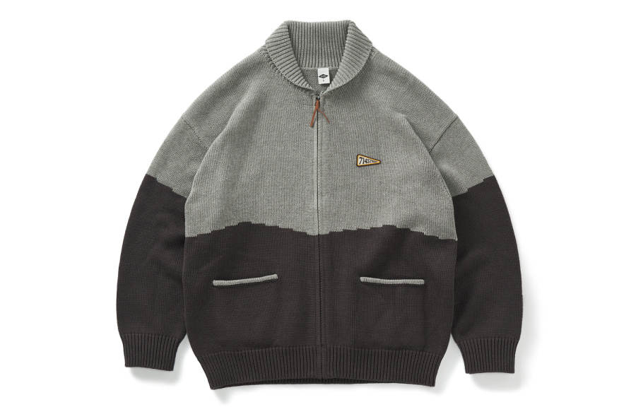 714STREET Sweaters Unisex Lapel Thickened