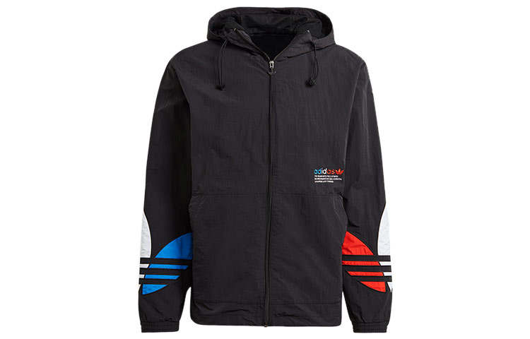 Adidas Originals Jackets Men's Black Hooded Moderate Other