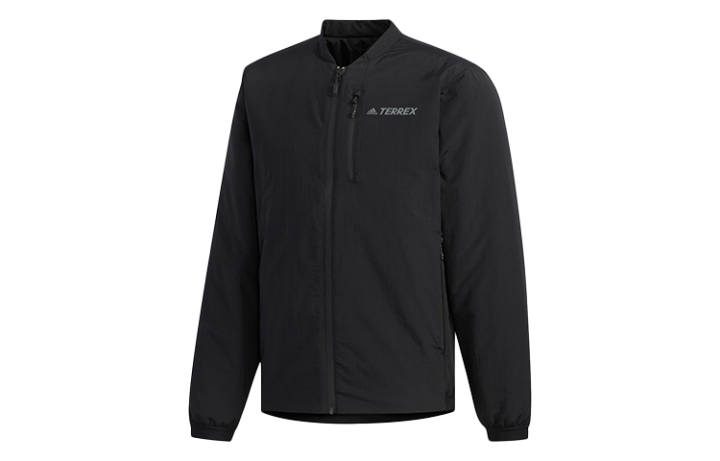 Adidas Adidas Jackets Men's Black Stand Collar Thickened Pilot