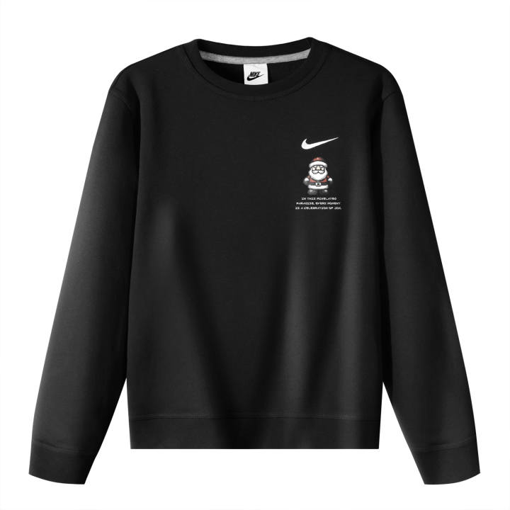 Nike Nike Sweatshirts Unisex Black Crew Neck Moderate Regular